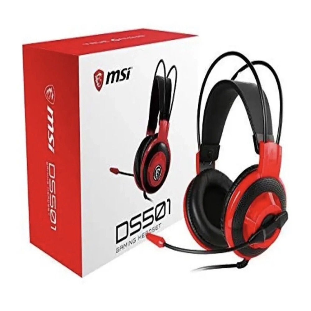 MSI DS501‎ GAMING Headset with Two 40mm Drivers for Quality Audio